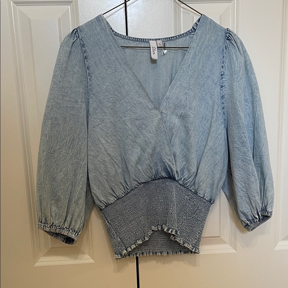 Light Blue Women's Top